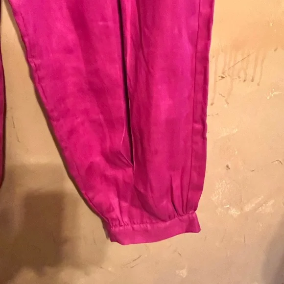 Farm Rio S Barbie Pink Linen Pants - Picture 8 of 8